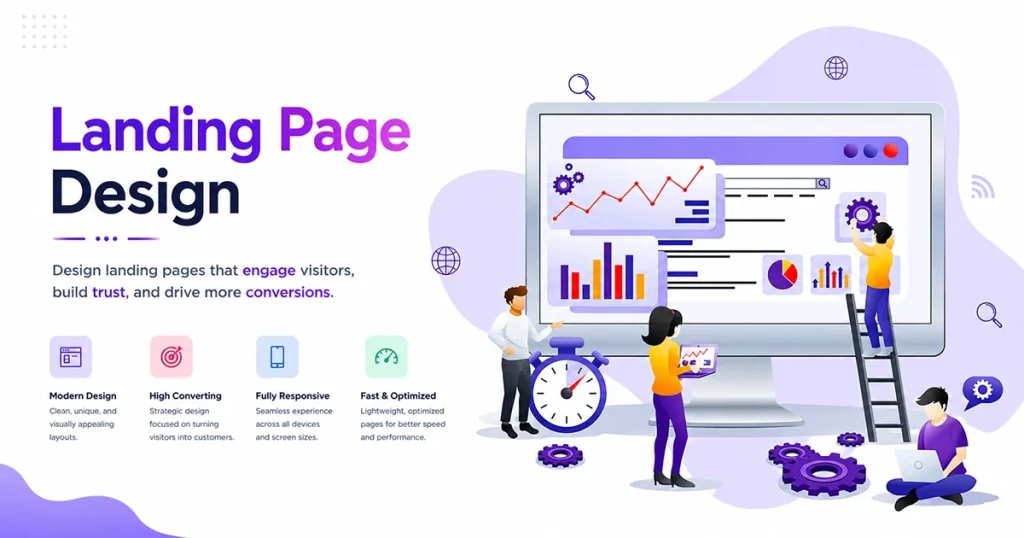 Landing website design 1